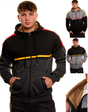 Polerón de Hombre con Chiporro Colores Surtidos x 20 Unds Tallas: M - L - XL - 2XL -3XL