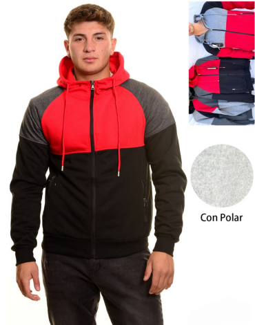 Polerón con interior polar de Hombre x 20 Unds Talla: M- L- XL- 2XL- 3XL