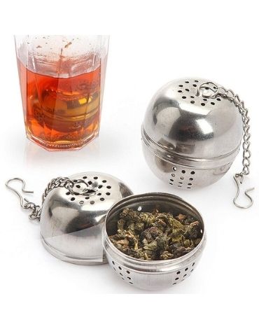 Infusor para Té de Metal x 12  Unds.Medida: 5.5 cm aprox.