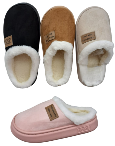 Pantuflas Unisex Colores Surtidos x 12 Pares. Talla: 36 - 45
