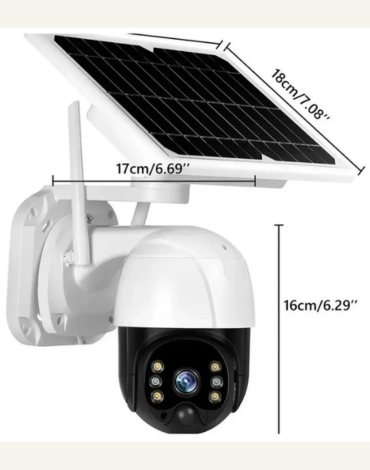 Cámara de Seguridad Inteligente Solar WiFi PTZ x1