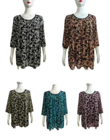 Polera de Dama Colores Surtidos x 6 Unds Talla: Standar ( M a la XL )