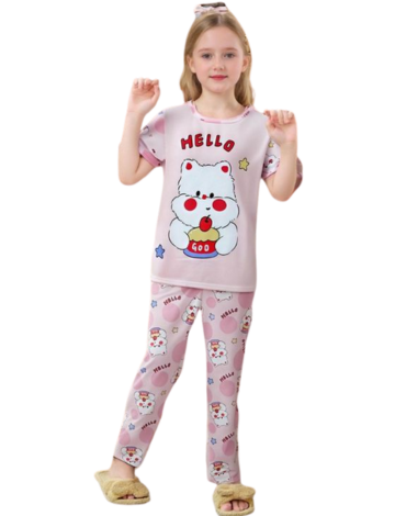 Pijama de Niño(a) Poliester x 12 Unds. Tallas: 4/5 - 5/6 - 6/7 - 7/8