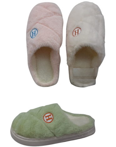 Pantuflas De Mujer Colores Surtidos x 12 Pares. Talla: 36 - 41