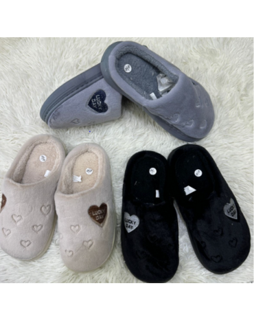 Pantuflas de Mujer Colores Surtidos x 24 Pares. Talla: 36 al 41