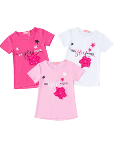 Polera Niña Colores Surtidos x 15 Unds. Talla: 4 a 12 años.