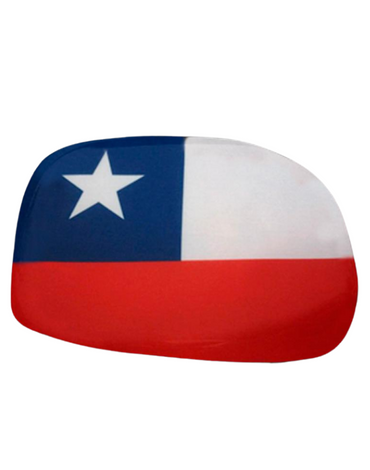Funda para Espejos Bandera de Chile x 12 Pares.