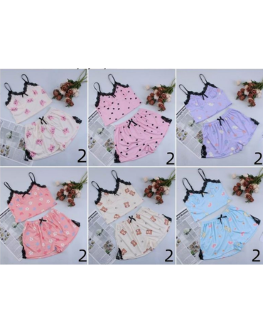 Pijama de Mujer Poliéster Colores Surtidos x 12 Unds. Talla: M / L - XL / XXL