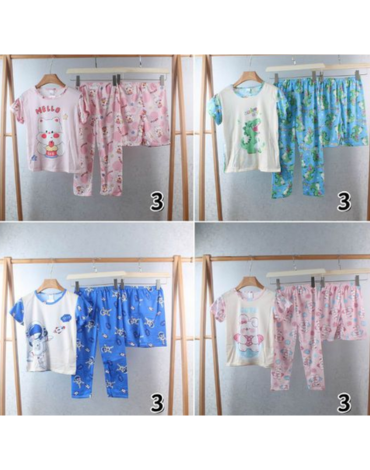 Pijama de Niño(a) Poliester x 12 Unds. Tallas: 4/5 - 5/6 - 6/7 - 7/8
