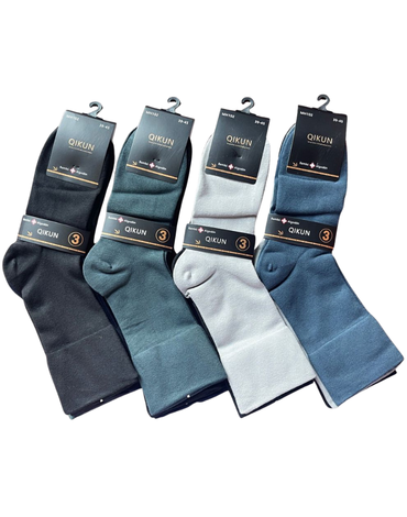 Calcetas de Hombre Larga Diabetico Sin Costura x 2 Docenas. Talla: 39 - 45