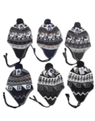 Gorro de Adultos Colores Surtidos x 12Unds.