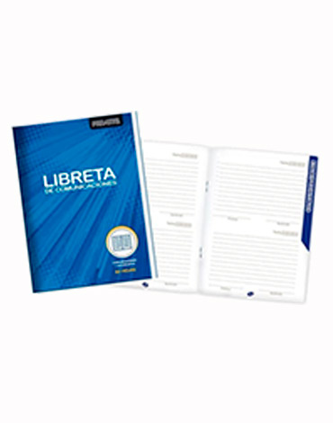 Libreta de Comunicaciones Rayada 82 Paginas  x 50 Unds.