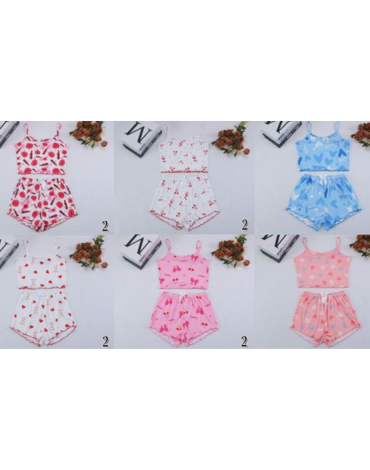 Pijama de Mujer Poliéster Colores Surtidos x 12 Unds. Talla: M / L - XL / XXL