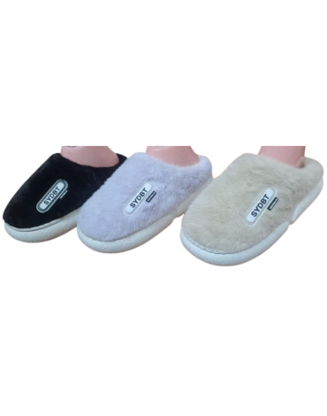 Pantufla de Mujer Colores Surtidos x 24 Unds. Tallas : 36 al 41