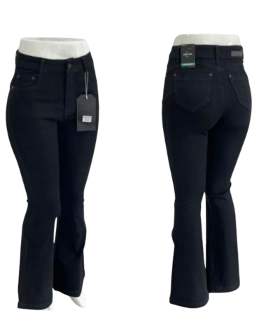 Jeans Flare de Dama Elasticado x 12 Unds.Tallas: 36 a la 46