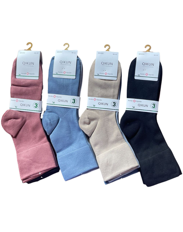 Calcetas de Mujer Larga Diabetico x 2 Docenas. Talla: 36 - 41