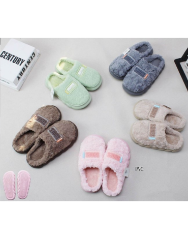 Pantuflas Unisex Colores Surtidos x 24 Pares. Talla: 36 al 41 y 40 al 45