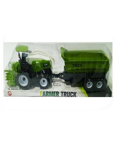 Juguete Tractor con Caja de Carga x 4 Unidades. Medidas : 13.5 x 43 x 11 cm