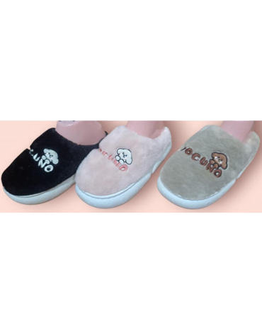 Pantufla de Mujer Colores Surtidos x 36 Unds. Tallas : 36 al 41