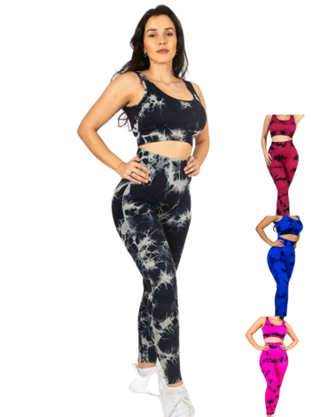 Conjunto Deportivo Dos Piezas de Dama Colores Surtidos x 12 Unds. Talla: S - M - L