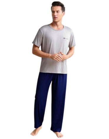 Pijama Poliester de Verano para Hombre x 12 Unds. Tallas: L - XL - XXL