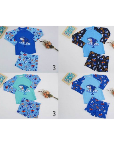 Traje de Baño para Niño Colores Surtidos x 12 Unds.Talla: 6 la 12