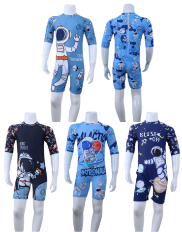 Traje de Baño para Niño Colores Surtidos x 12 Unds.Talla: 6 la 12
