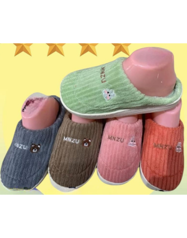 Pantufla Unisex Colores Surtidos x 25 Unds. Tallas : 38 a la 45