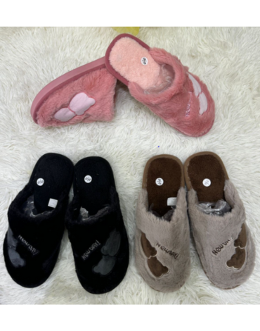 Pantuflas de Mujer Colores Surtidos x 24 Pares. Talla: 36 al 41