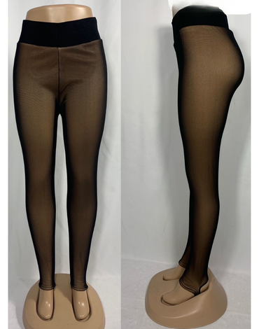 Calza Polar Efecto Piel con Talón  x 12 Unds.Talla : Standar