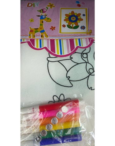 10 Set de Bolsa de TNT con Marcadores (1 Set Trae :7 Pcs) Medidas: 22 x 18 cm aprox