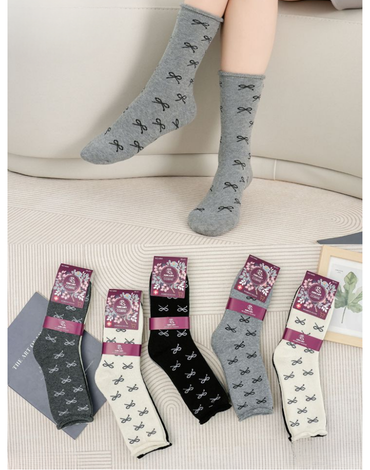 Calcetas de Mujer Larga Diabetico Con Toalla x 2 Docenas. Talla: 36 - 41