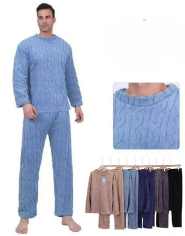 Pijama Invierno para Hombre x 12 Unds. Tallas: L/XL - 2XL/3XL