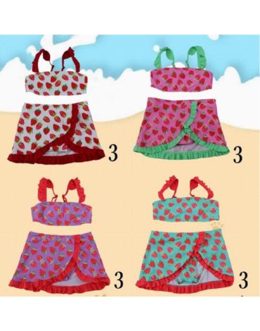 Traje de Baño para Niña Colores Surtidos x 12 Unds.Talla: 8 a la 14