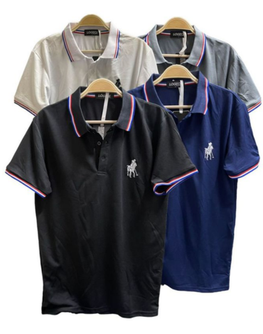 Polera de Hombre Colores Surtidos x 16 Unds. Talla: M - L - XL -XXL