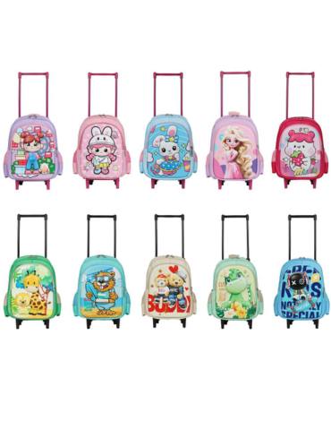 Mochila Escolar Diseños Surtidos x 4 Unds. Medida: 30 x 22 cm aprox.
