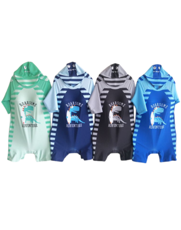 Traje de Baño para Niño Colores Surtidos x 12 Unds.Talla: 6 la 12