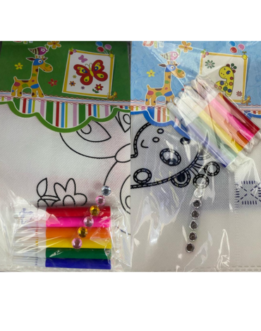 20 Set de Bolsa de TNT con Marcadores (1 Set Trae :7 Pcs) Medidas: 22 x 18 cm aprox