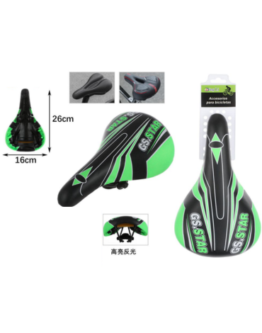 Asiento para Bicicleta x 4 Unds. Medida : 26 x 16 cm