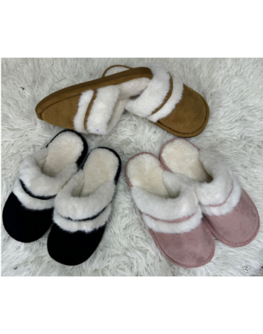 Pantuflas de Mujer Colores Surtidos x 24 Pares. Talla: 36 al 41