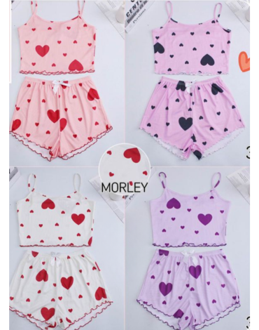 Pijama de Mujer Poliéster Colores Surtidos x 12 Unds. Talla: M / L - XL / XXL