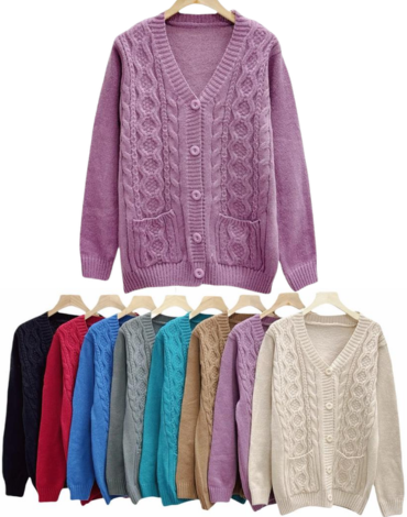 Chaleco de Mujer Lana Colores Surtidos x 6 Unds.