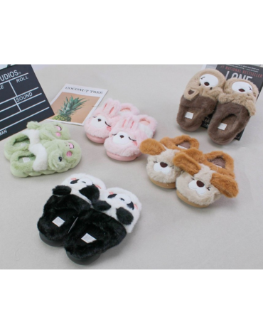 Pantuflas de Niña(o) Colores Surtidos x 24 Pares. Talla: 28/29 - 30/31