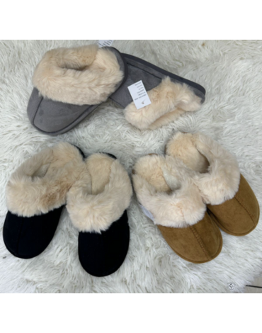 Pantuflas de Mujer Colores Surtidos x 24 Pares. Talla: 36 al 41