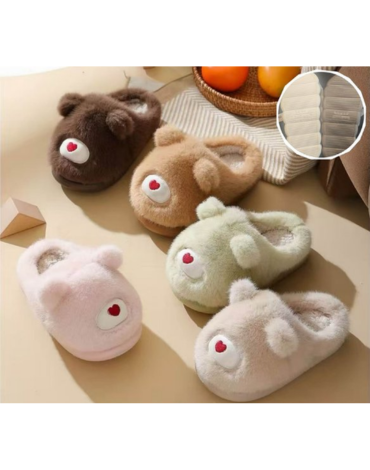 Pantuflas de Niña(o) Colores Surtidos x 24 Pares. Talla: 32/33 - 34/35