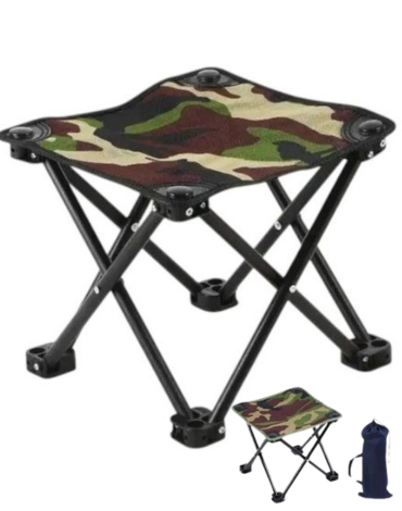 Silla Taburete Camuflaje x 4 Unds.