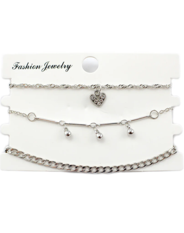 24 Set de Pulseras / Tobilleras (1 Set Trae 3 Pcs)