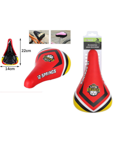 Asiento para Bicicleta x 4 Unds. Medida : 22 x 14 cm