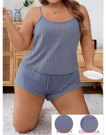 Pijama de Mujer Poliéster Colores Surtidos x 12 Unds. Talla: XL - XXL - 3XL - 4XL