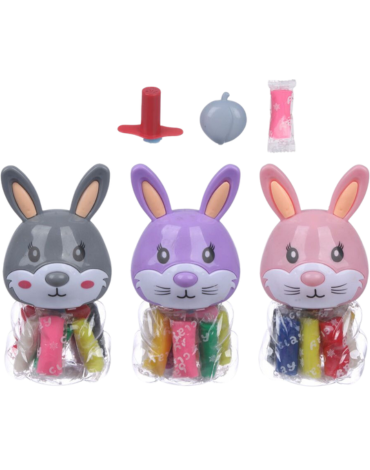 Plasticina con Moldes Colores Surtidos x 12 Unds. Medida: 15 cm aprox.